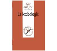La Lexicologie