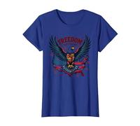 La liberté a Le goût d'un Barbecue T-Shirt, Femme, Bleu Royal, L
