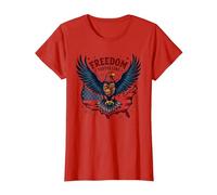 La liberté a Le goût d'un Barbecue T-Shirt, Femme, Rouge, XS