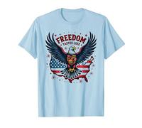 La liberté a Le goût d'un Barbecue T-Shirt, Homme, Bleu Céleste, M