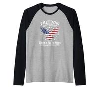 La liberté, C'est en Pieds et Non en mètres, 1776 American Liberty Manche Raglan