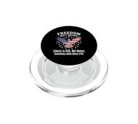 La liberté, C'est en Pieds et Non en mètres, 1776 American Liberty PopSockets PopGrip pour MagSafe