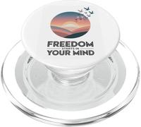 La liberté Commence dans Ton Esprit PopSockets PopGrip pour MagSafe