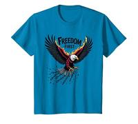La liberté d'abord, Le Patriote T-Shirt, Enfant, Saphir, 3 Ans
