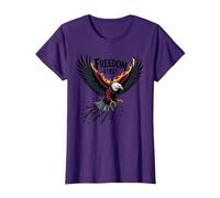 La liberté d'abord, Le Patriote T-Shirt, Femme, Violet, L
