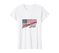 La liberté n'est Pas Libre : Hommage Patriotique aux héros américains T-Shirt, Femme, Blanc, S
