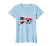 La liberté n'est Pas Libre : Hommage Patriotique aux héros américains T-Shirt, Femme, Bleu Céleste, XXL
