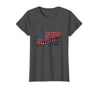 La liberté n'est Pas Libre : Hommage Patriotique aux héros américains T-Shirt, Femme, Chiné Foncé, XS