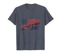La liberté n'est Pas Libre : Hommage Patriotique aux héros américains T-Shirt, Homme, Bleu Chiné, L