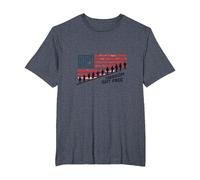 La liberté n'est Pas Libre : Hommage Patriotique aux héros américains T-Shirt, Homme Grandes Tailles, Bleu Chiné, 3X Tall