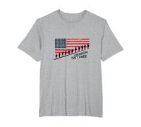La liberté n'est Pas Libre : Hommage Patriotique aux héros américains T-Shirt, Homme Grandes Tailles, Gris Chiné, 3X Tall