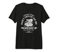 LA LIBERTÉ OU LA Mort NE MARCHEZ Pas sur Moi Patriotique T-Shirt Haut de Gamme