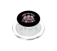 La liberté Patriotique n'est Pas mesurée en kilomètres américains PopSockets PopGrip pour MagSafe