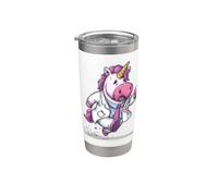 La licorne d'urgence est en cours d'exécution pour les amateurs de médecine et de doc Gobelet isotherme en acier inoxydable double paroi