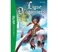 La ligue des dragonniers 01 - L'attaque du mage noir - Hachette Livre - Bb Rose Verte - Poche - Roman cadet