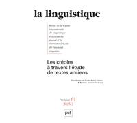 La linguistique 2025, vol. 62(2) - Collectif - Puf - broché - Revue