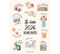 Collectif – La liste de mes envies 2026 – Carnet relié – Larousse