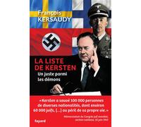 La liste de Kersten - François Kersaudy - Fayard - broché - Essai