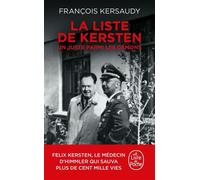 La liste de Kersten - François Kersaudy - Lgf - Poche - Essai