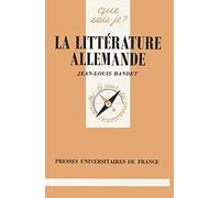 La Littérature allemande