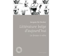 La littérature belge: Précis d'histoire sociale