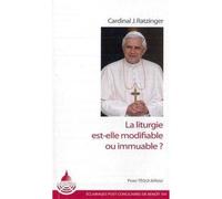 La liturgie est-elle modifiable ou immuable ? - Benoît XVI - Tequi - broché - Essai