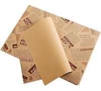 La Llareta 100 Feuilles Fromage Wrap Papier, Papier Emballage Alimentaire, Étanche et Résistant à l'huile, pour Sandwich/Pain/Gâteau/Burger