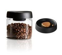 La Llareta 500ml Bocaux de Stockage en Verre, Bocaux à Café Hermétique, Pot en Verre Borosilicaté, avec Couvercle en ABS, pour Café, Epices, Sucre, Biscuits, Bonbons