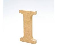 LA LLUNA ALWAYS CREATING Lettres de Bois. Lettres Grands en Bois de 20 cm Haut pour décoration et travaux manuels. Alphabet Complet Disponible (I)