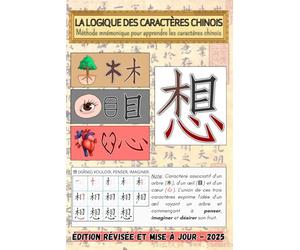 La logique des caractères chinois: Méthode mnémonique pour apprendre les caractères chinois