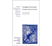 La logique et les normes. Hommage à Jean-Louis Gardies