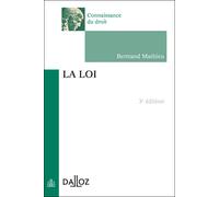 La loi 4ème édition - Bertrand Mathieu - Dalloz - Poche - Etude