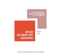 La loi confortant le respect des principes de la République - Gérard Gonzalez - Presses Universitaires Strasbourg - broché - Revue