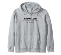 La Loi de Murphy Tout ce Qui Peut se Tromper va Mal Sweat à Capuche