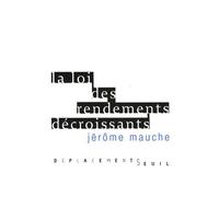 La Loi Des Rendements Décroissants
