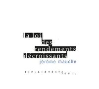La Loi Des Rendements Décroissants