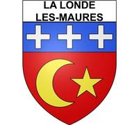 La Londe-les-Maures 83 ville Stickers blason autocollant adhésif - Taille : 17 cm