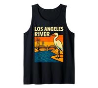 LA Los Angeles River Heron Californie Débardeur