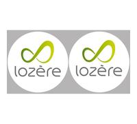 la Lozère (2fois 10cm) - Sticker/autocollant