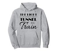 La lumière au Bout du Tunnel est Un Train Sweat à Capuche