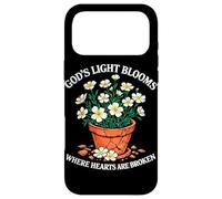 La lumière de Dieu fleurit là où Les cœurs sont brisés Christian Jesus Coque pour iPhone 17 Pro Max