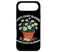 La lumière de Dieu fleurit là où Les cœurs sont brisés Christian Jesus Coque pour iPhone Air