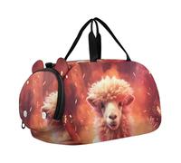 La LumièRe De l'espace des Moutons Sac de Sport Natation avec Compartiment à Chaussures,Sac de Voyage Weekend Sac à Main pour Filles GarçOns