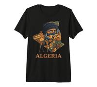 LA Lumiere DE Mon Algerie DZ AMAZIGH T-Shirt Haut de Gamme