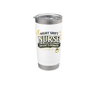La lumière du jour de l'infirmière de nuit est aussi surestimée Gobelet isotherme en acier inoxydable double paroi