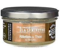 La Lumineuse Rillettes de Thon Nature 120 g - Lot de 8