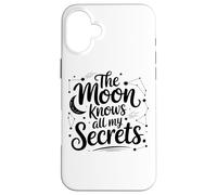 La Lune connaît Tous Mes Secrets Celestial Vibes Coque pour iPhone 16 Plus
