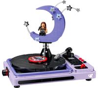 LEGO Editions La Lune de Concert d’Olivia Rodrigo - Maquette de Platine avec Vinyle & Minifigurine - Décoration de Chambre d'enfant - Cadeau sur la Musique pour Fille Ado dès 14 Ans ou Fan 43029