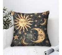 La Lune et les étoiles Housse Coussins 1 Pièces Taie D'oreiller Fermeture Éclair Invisible Housse De Coussin Pour Lit Voiture De La Maison Salon Chambre Canapé Chambre Jardin Taies D'oreiller 40x40
