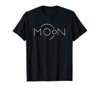 La Lune et sa mystérieuse éclipse Lunaire Noire Ciel Nocturne Cosmique T-Shirt